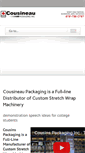 Mobile Screenshot of cousineaupackaging.com